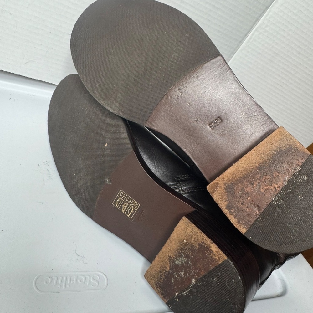 Tory Burch Brown Leather Riding Boots - Picture 9 of 15